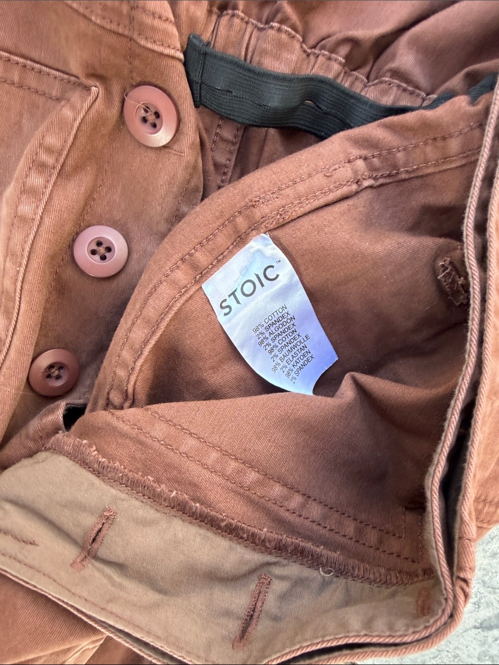 Women’s STOIC brown Utility Jumpsuit - Picture 6 of 7